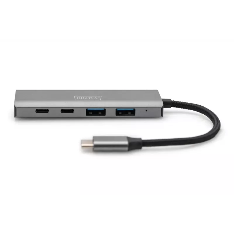 DIGITUS USB-C 4-portový HUB 2x USB-A + 2x USB-C Gen2