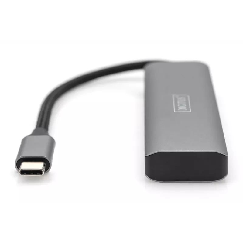 DIGITUS USB-C 4-portový HUB 2x USB-A + 2x USB-C Gen2