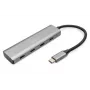 DIGITUS USB-C 4-portový hub, 4x USB-C 3.1 Gen1, 5 Gbit/s