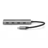 DIGITUS USB-C 4-portový hub, 4x USB-C 3.1 Gen1, 5 Gbit/s