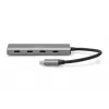 DIGITUS USB-C 4-portový hub, 4x USB-C 3.1 Gen1, 5 Gbit/s