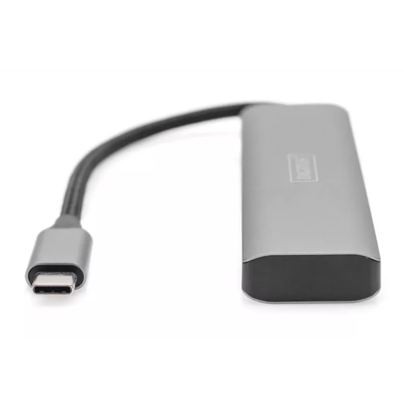 DIGITUS USB-C 4-portový hub, 4x USB-C 3.1 Gen1, 5 Gbit/s
