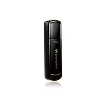 TRANSCEND Jetflash 350 - 4GB USB kľúč - USB 2.0 - čierny