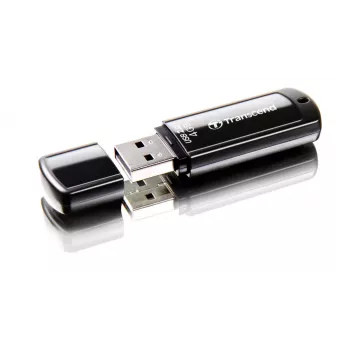 TRANSCEND Jetflash 350 - 4GB USB kľúč - USB 2.0 - čierny