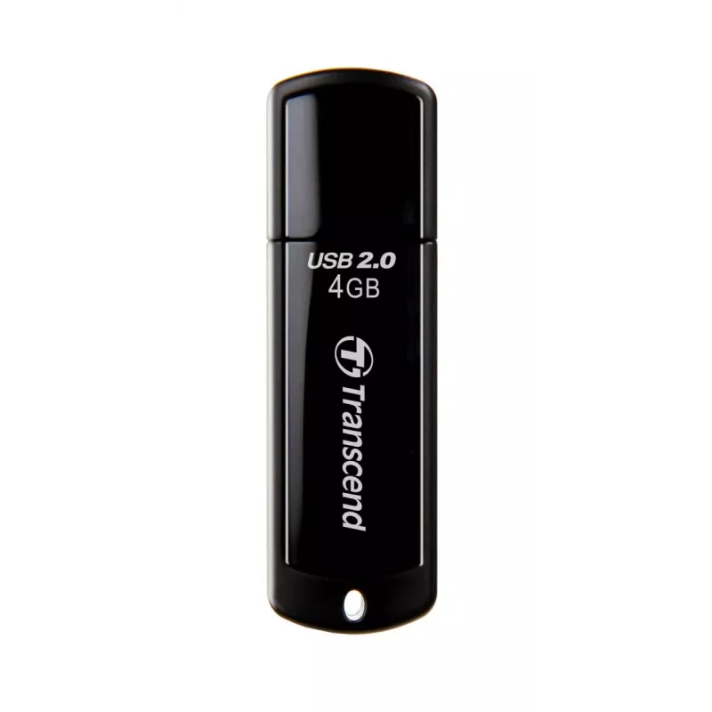 TRANSCEND Jetflash 350 - 4GB USB kľúč - USB 2.0 - čierny
