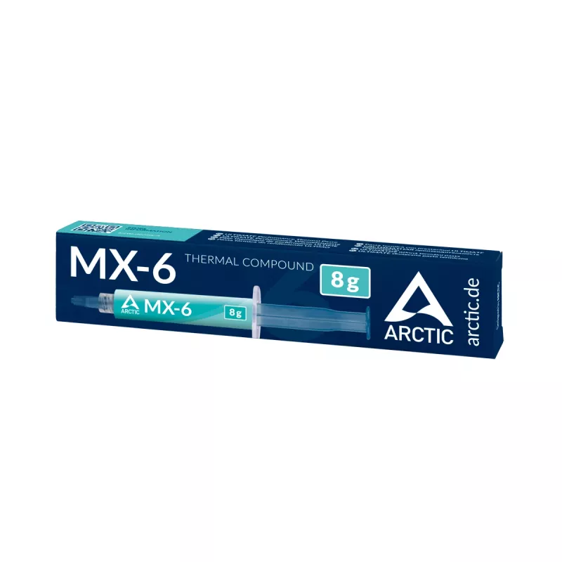 ARCTIC MX-6 ULTIMATE Performance teplovodivá pasta, teplovodivá pasta, sivá, 8 g, 1 ks, 27 mm, 121 mm