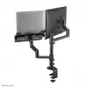 Neomounts DS20-425BL2 monitor rameno s držiakom na notebook 17-27 inch – úsporný na priestor