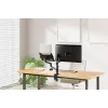 Neomounts DS20-425BL2 monitor rameno s držiakom na notebook 17-27 inch – úsporný na priestor