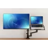 Neomounts DS20-425BL2 monitor rameno s držiakom na notebook 17-27 inch – úsporný na priestor