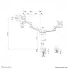 Neomounts DS60-425WH2 držiak monitora 17-27