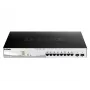 D-Link DGS-1210-10MP Managed L2 Gigabit Ethernet (10/100/1000) Power over Ethernet (PoE) čierna, sivá