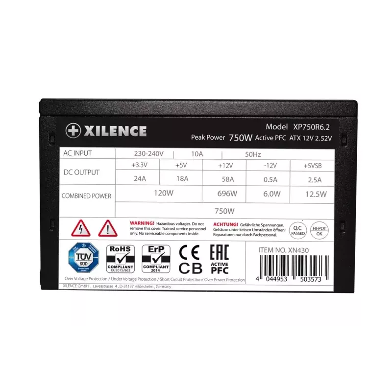 Napájací zdroj Xilence XN430 750 W