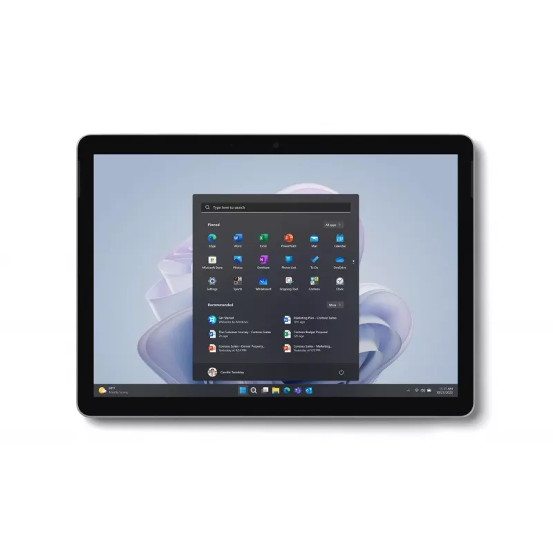MICROSOFT Surface Go 4 - 10.5in dotykový displej - Intel N200 - 8GB Ram - 64GB SSD - Win11 Pro - Platinum - Uhd Graphics
