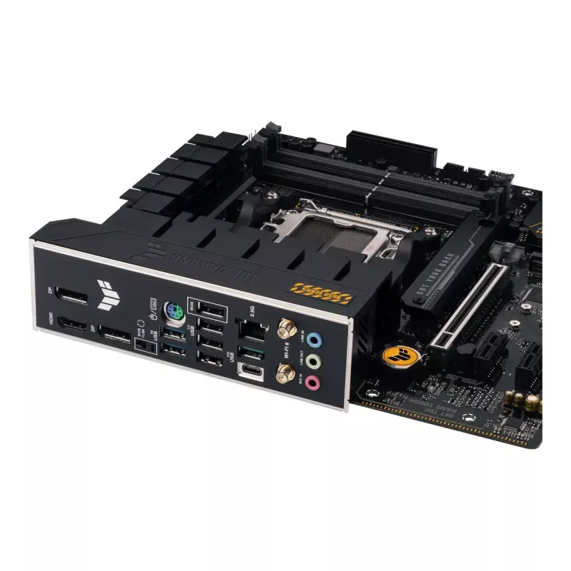 Základná doska ASUS TUF GAMING B650M‑E WIFI, AMD B650, Socket AM5, micro ATX, DDR5, 4x DIMM, 128 GB, Wi‑Fi 6, Bluetooth 5.2