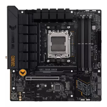 Základná doska ASUS TUF GAMING B650M‑E WIFI, AMD B650, Socket AM5, micro ATX, DDR5, 4x DIMM, 128 GB, Wi‑Fi 6, Bluetooth 5.2