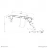 Neomounts DS75S-950BL2 Monitor rameno 17-32