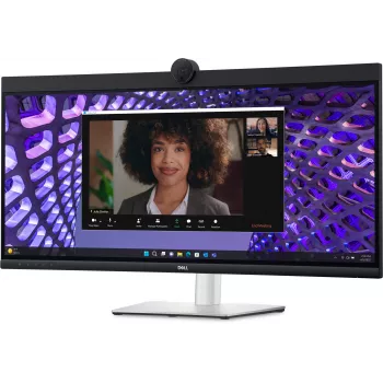DELL P Series P3424WEB Počítačový monitor 86,7 cm (34,1 inch) 3440 x 1440 Pixelov 4K Ultra HD LCD Čierna