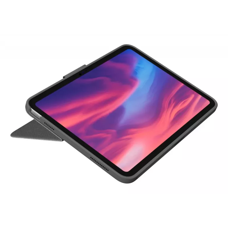 LOGITECH Combo Touch pre iPad (10. generácia) - Oxford sivá - nemecká Qwertz