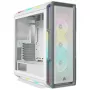 CORSAIR Mid-Tower ATX PC skriňa - iCUE 5000T - RGB temperované sklo - biela