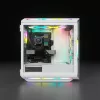 CORSAIR Mid-Tower ATX PC skriňa - iCUE 5000T - RGB temperované sklo - biela