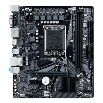 GIGABYTE H610M S2H V2 základná doska - podporuje Intel Core 14. gen. CPU, 4+1+1 hybridné fázy digitálne VRM, až do 5600MHz DDR5, 1xPCIe 3.0 M.2, GbE LAN, USB 3.2 Gen 1