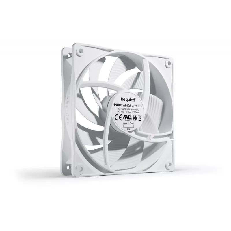 be quiet Pure Wings 3 120mm PWM high-speed biely počítačový ventilátor 12 cm 1 kus