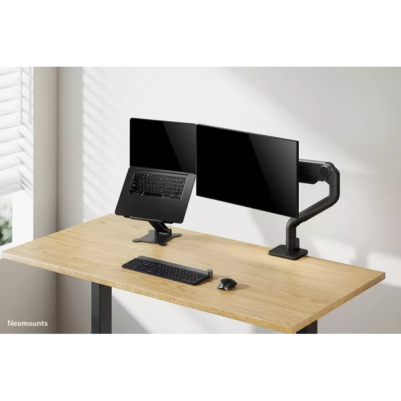 Neomounts DS20-740BL1 stojan na notebook 11-15 inch - výškovo nastaviteľný - skladací - kompaktný - univerzálny