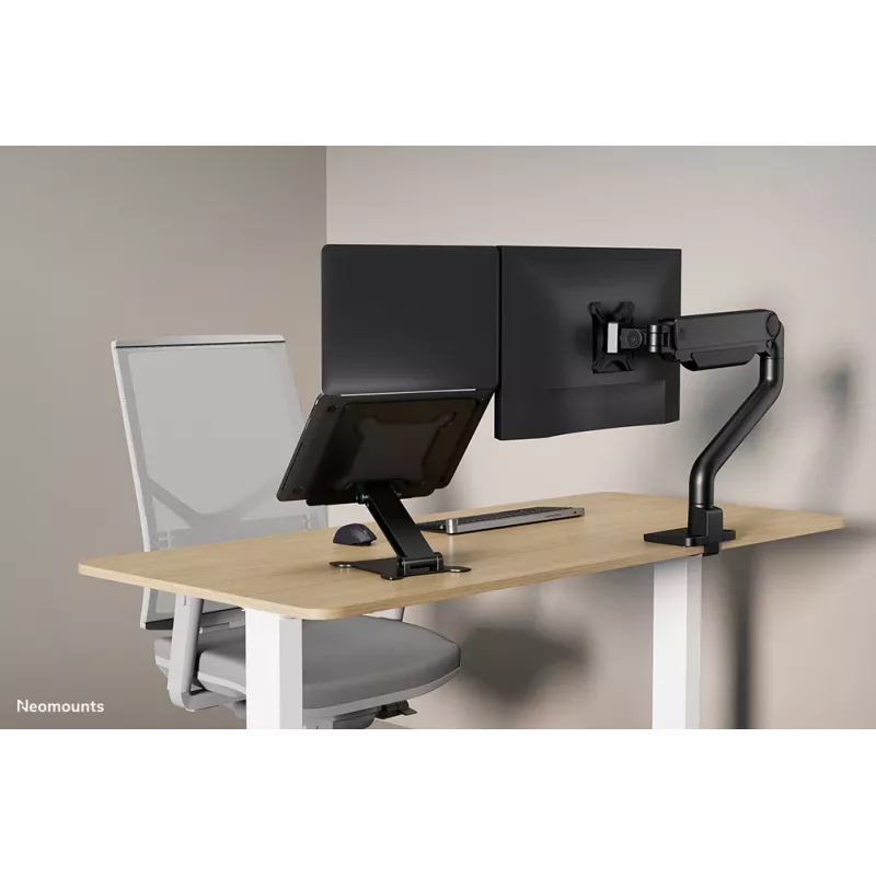 Neomounts DS20-740BL1 stojan na notebook 11-15 inch - výškovo nastaviteľný - skladací - kompaktný - univerzálny
