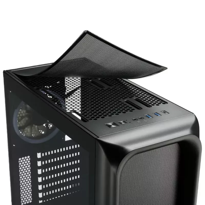 PC skriňa Sharkoon TK5M RGB ATX Desktop čierna