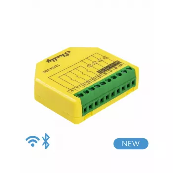 Shelly Plus RGBW PM Wireless Smart Light zelená žltá