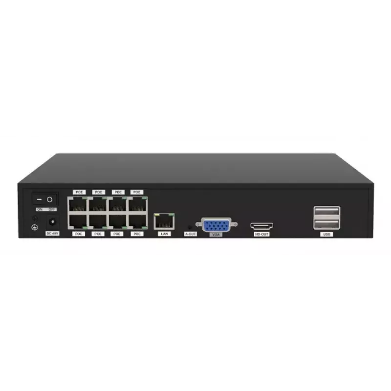 Foscam FN9108E-B4-2T videonadstavbová sada káblová 8 kanálov HDD 2 TB