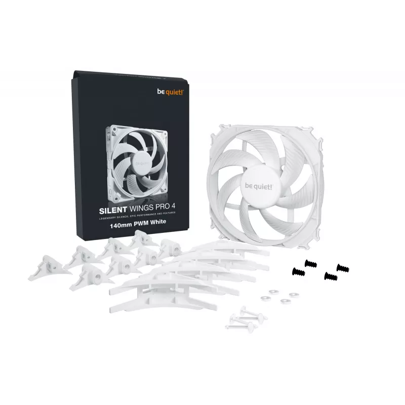 be quiet! BL119 chladiaci systém počítača skriňový ventilátor 14 cm biely 1 ks
