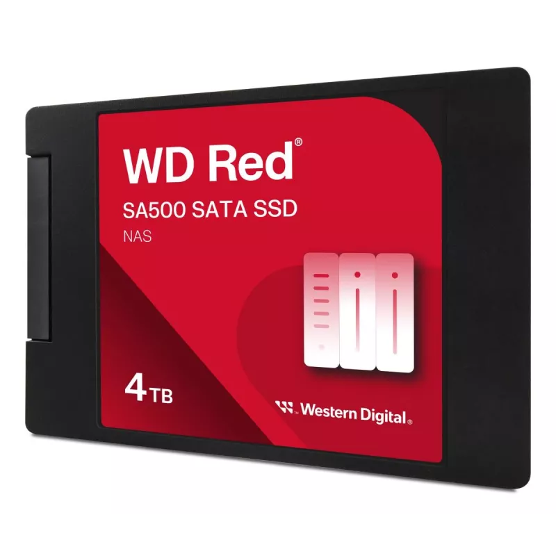 WESTERN DIGITAL SSD - WD Red SA500 - 4TB - SATA 6Gb/s - 2,5 palcov/7mm (WDS400T2R0A)