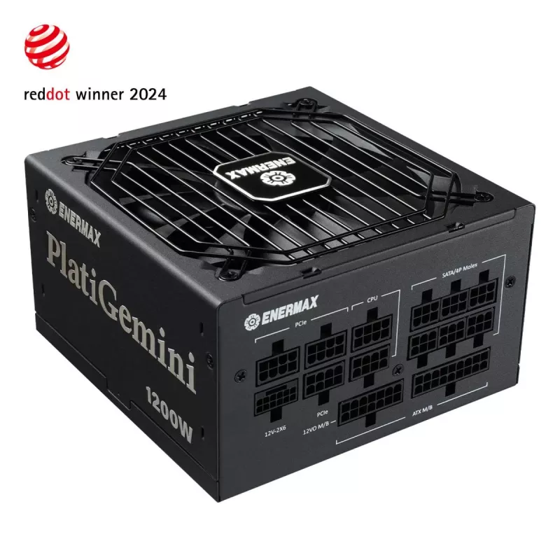 ENERMAX napájací zdroj Platigemini 1200 Watt 80 Plus Platinum plne modulárny ATX 3.1 & ATX12vo