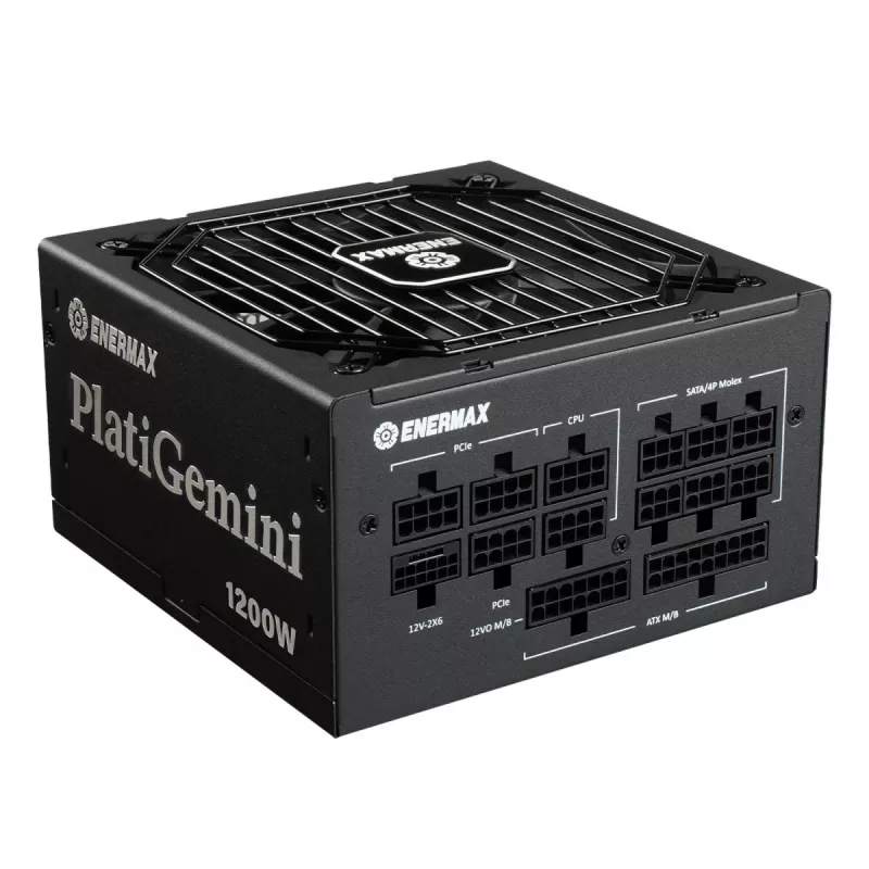 ENERMAX napájací zdroj Platigemini 1200 Watt 80 Plus Platinum plne modulárny ATX 3.1 & ATX12vo