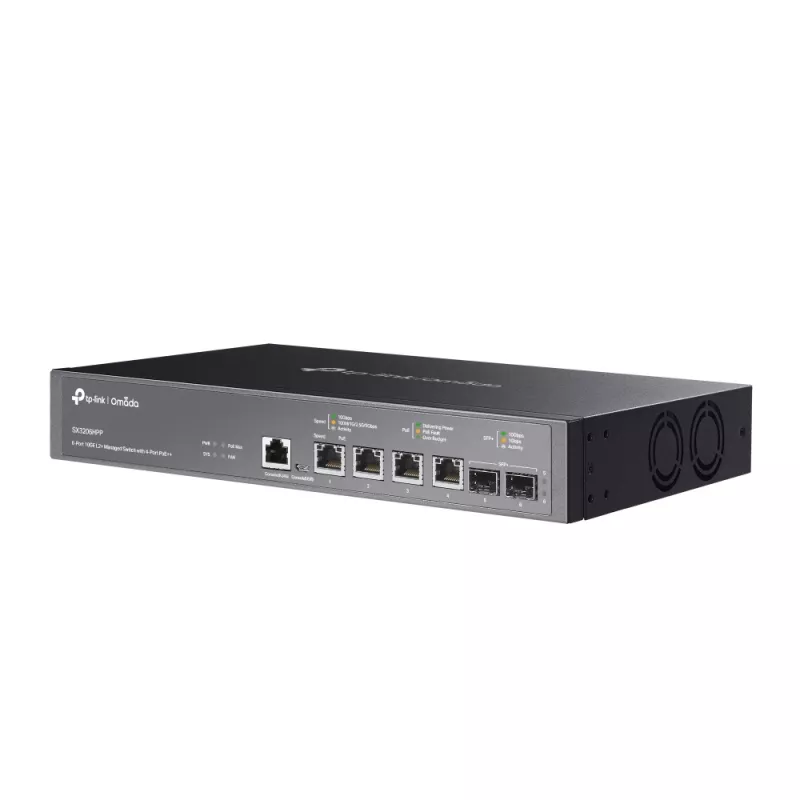 Managed Switch TP-Link JetStream TL-SX3206HPP 6-portový 10GE L2+ 4-portový PoE++