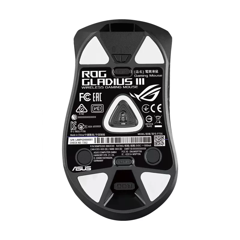 ASUS ROG Gladius III myš herná pravá USB Type-A optická 19000 DPI