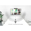 DIGITUS 4K All-in-One video bar - videokonferenčný systém (4 mikrofóny/1 reproduktor, 1 stolný mikrofón)