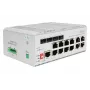 DIGITUS Gigabit Ethernet sieťový PoE switch - 8 portov priemyselný, L2 managed, 4 SFP uplink
