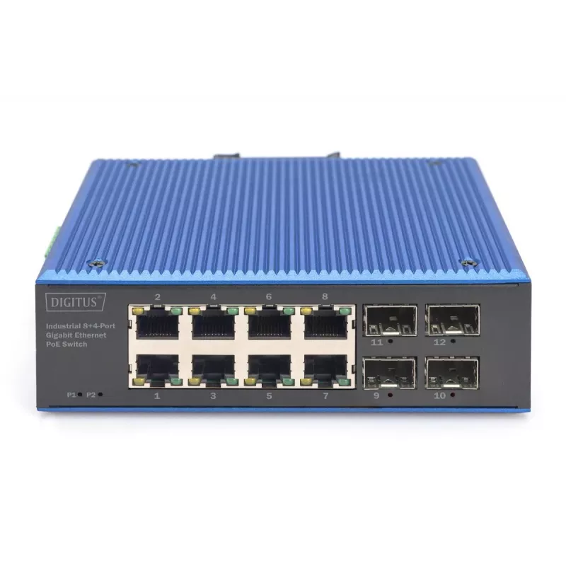 Nespravovaný switch DIGITUS DN-651153 8-portový Gigabit Ethernet PoE