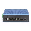 DIGITUS priemyselný 4+2-portový L2 managed Gigabit Ethernet switch 4xGE RJ45 + 2 SFP porty