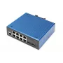 DIGITUS priemyselný 8+2-portový L2 managed Gigabit Ethernet switch 8x GE RJ45 + 2 SFP porty