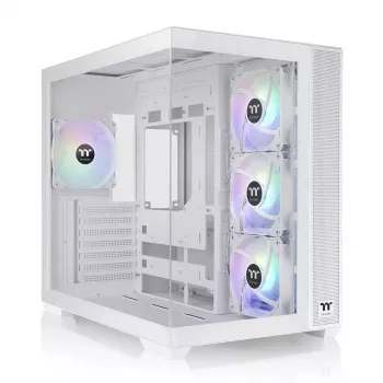 PC skriňa Thermaltake View 380 TG ARGB Snow Midi-Tower biela