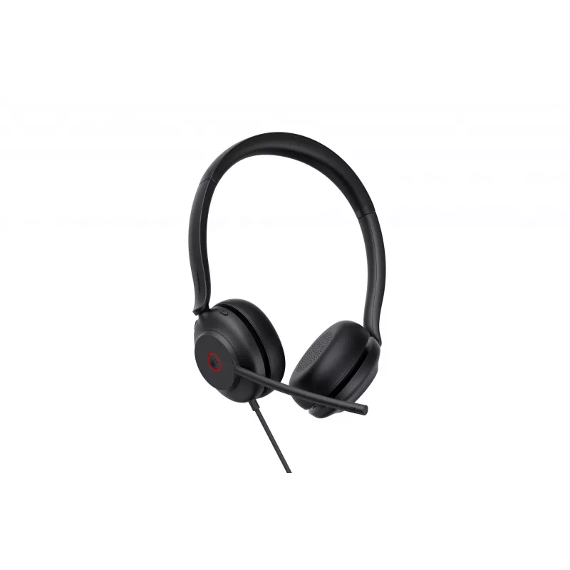 Yealink UH35 Dual Teams USB-A headset, káblový, kancelária/call centrum, 20 - 20000 Hz, 139,5 g, headset, čierna