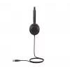 Yealink UH35 Dual Teams USB-A headset, káblový, kancelária/call centrum, 20 - 20000 Hz, 139,5 g, headset, čierna
