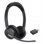 Yealink WH64 Hybrid Dual UC headset bezdrôtový s hlavovým mostom kancelária/call centrum Micro-USB Bluetooth čierna