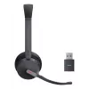 Yealink WH64 Hybrid Dual UC headset bezdrôtový s hlavovým mostom kancelária/call centrum Micro-USB Bluetooth čierna