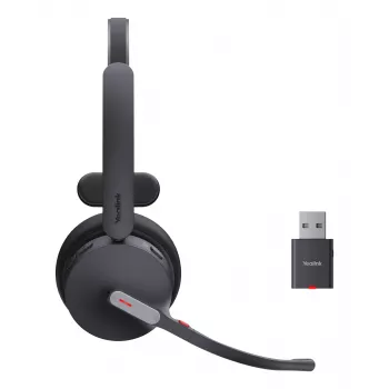 Yealink WH64 Hybrid Mono UC headset bezdrôtový s hlavovým mostom kancelária/call centrum Micro-USB Bluetooth čierna