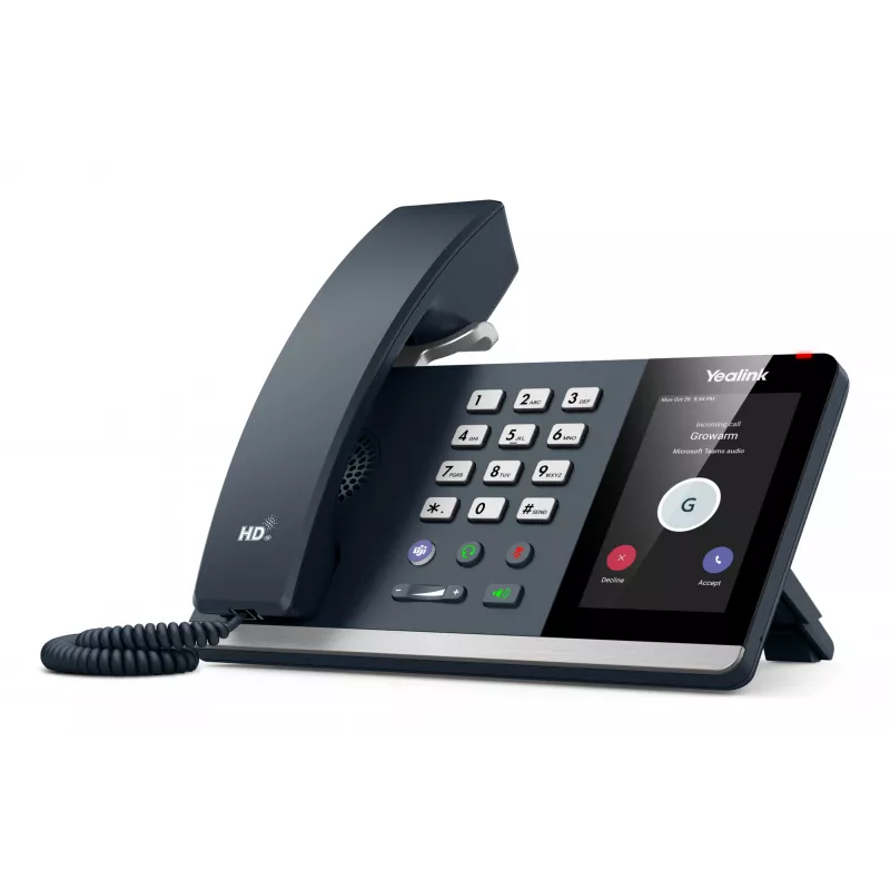 Yealink MP54 E2 Teams, IP telefón, sivý, káblový slúchadlo, LCD, 10,2 cm (4 palce), 480 x 800 pixelov