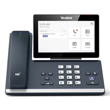 Yealink MP58-WH E2 Teams, IP telefón, sivý, káblový slúchadlo, LCD, 17,8 cm (7 palcov), 1024 x 600 pixelov